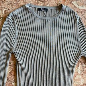 bershka men’s ribbed sweater size medium